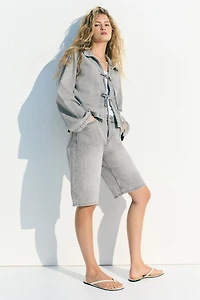 Bermuda Regular Denim Shorts