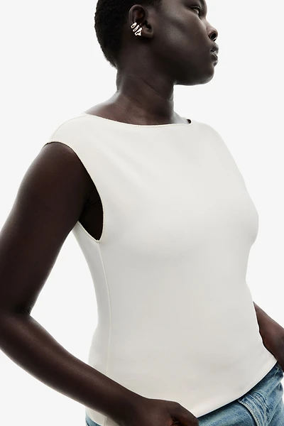 Boat-Neck Top