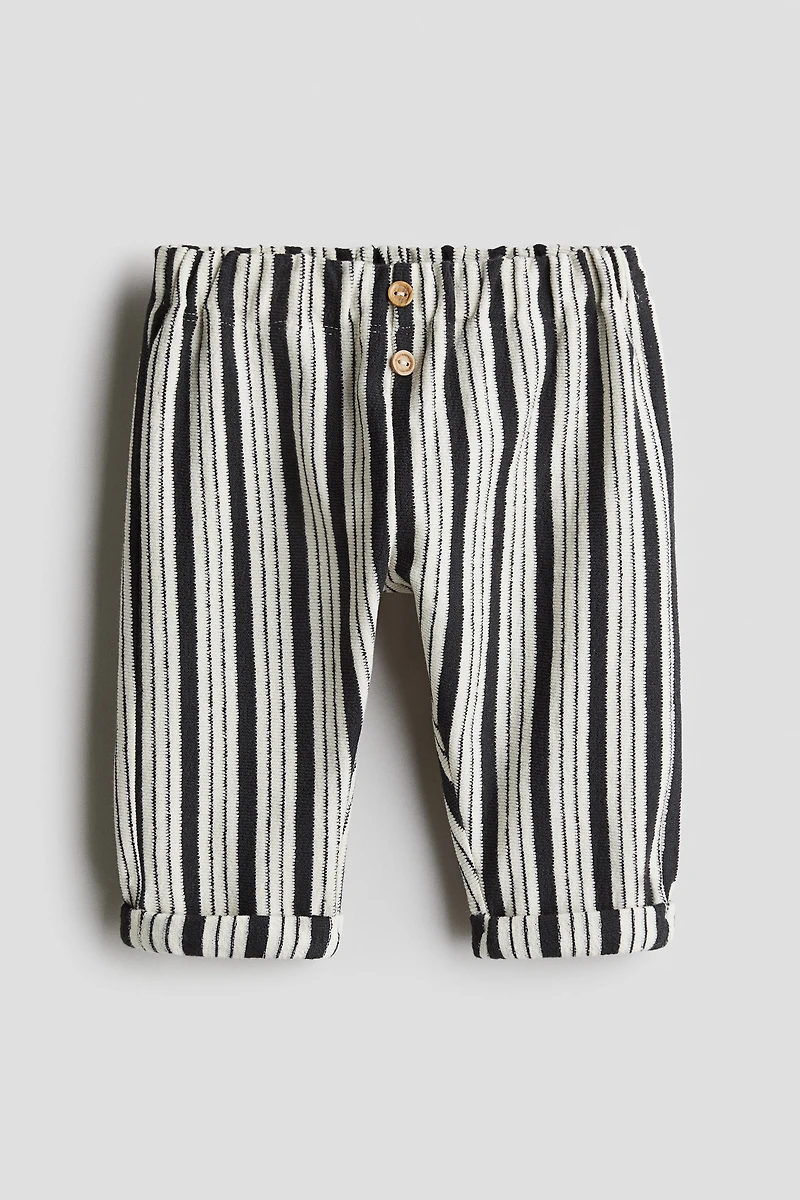 Pantalon en tissu éponge