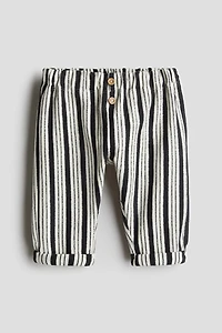 Pantalon en tissu éponge
