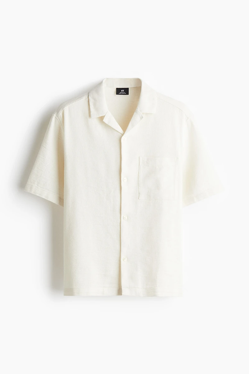 Regular-Fit Textured Resort Shirt