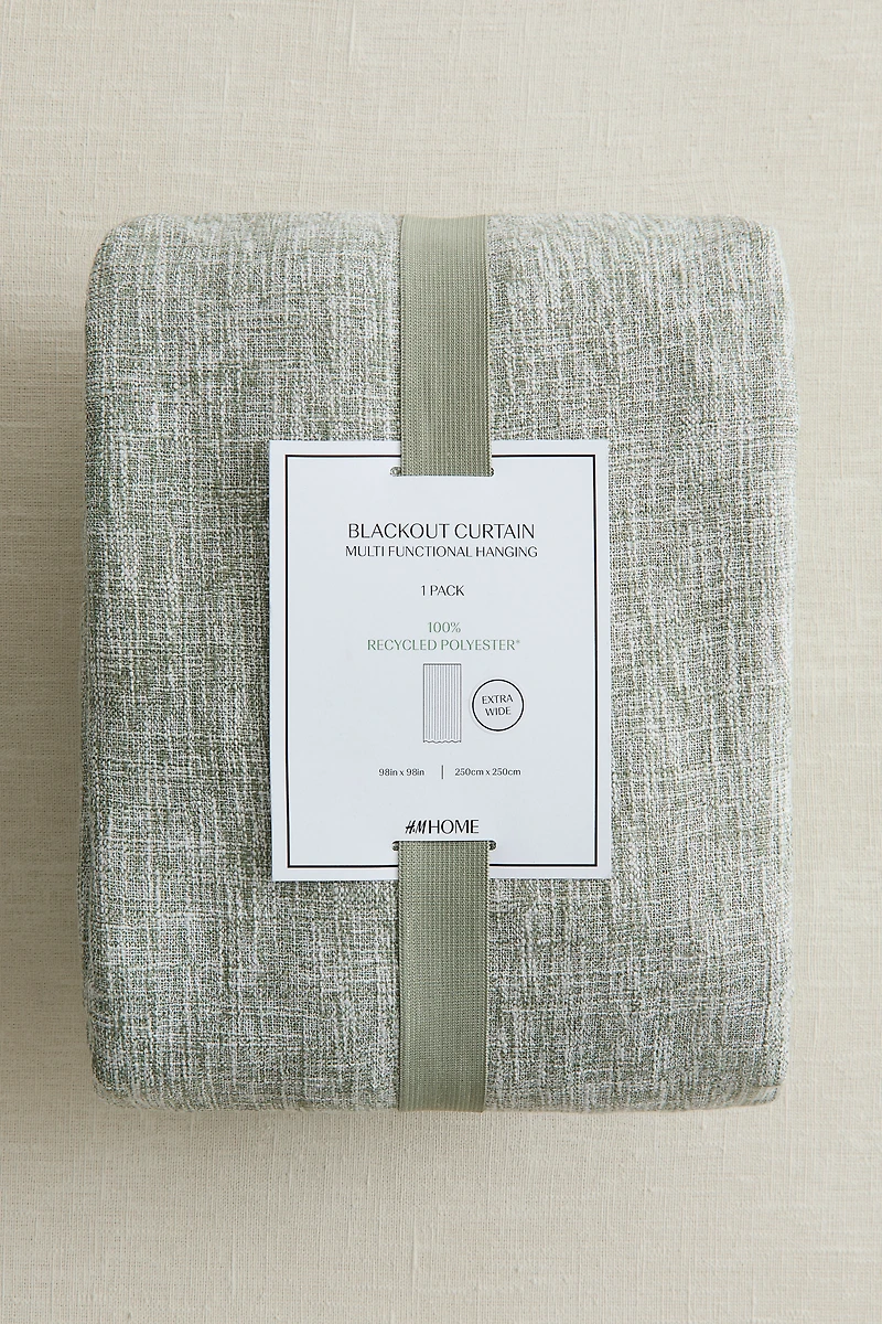 Single-pack Wide Blackout Curtain Panel