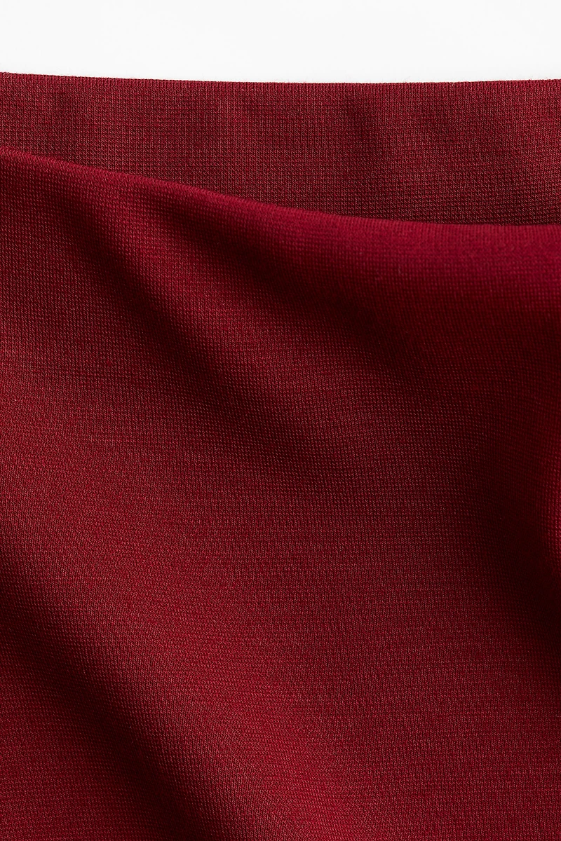 Off-the-shoulder Jersey Top