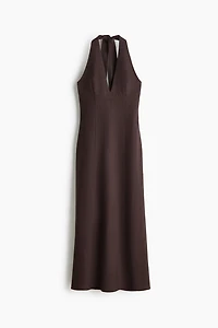 Linen Halterneck Dress
