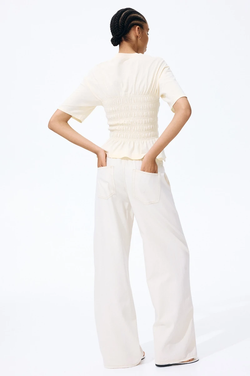 Pantalon à cordon en denim