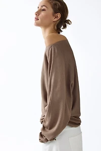 Boat-Neck Sweater