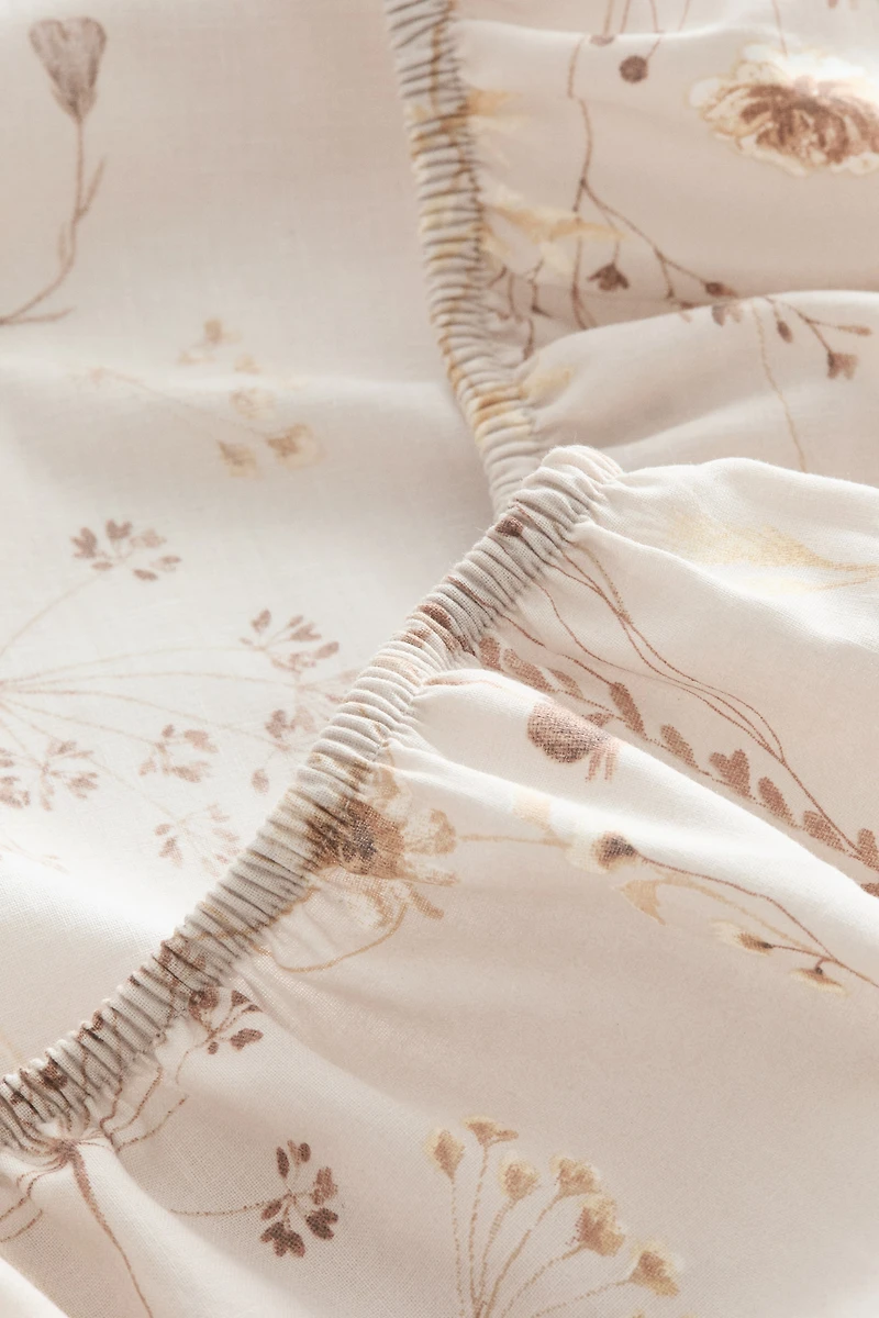 King/Queen Cotton Fitted Sheet