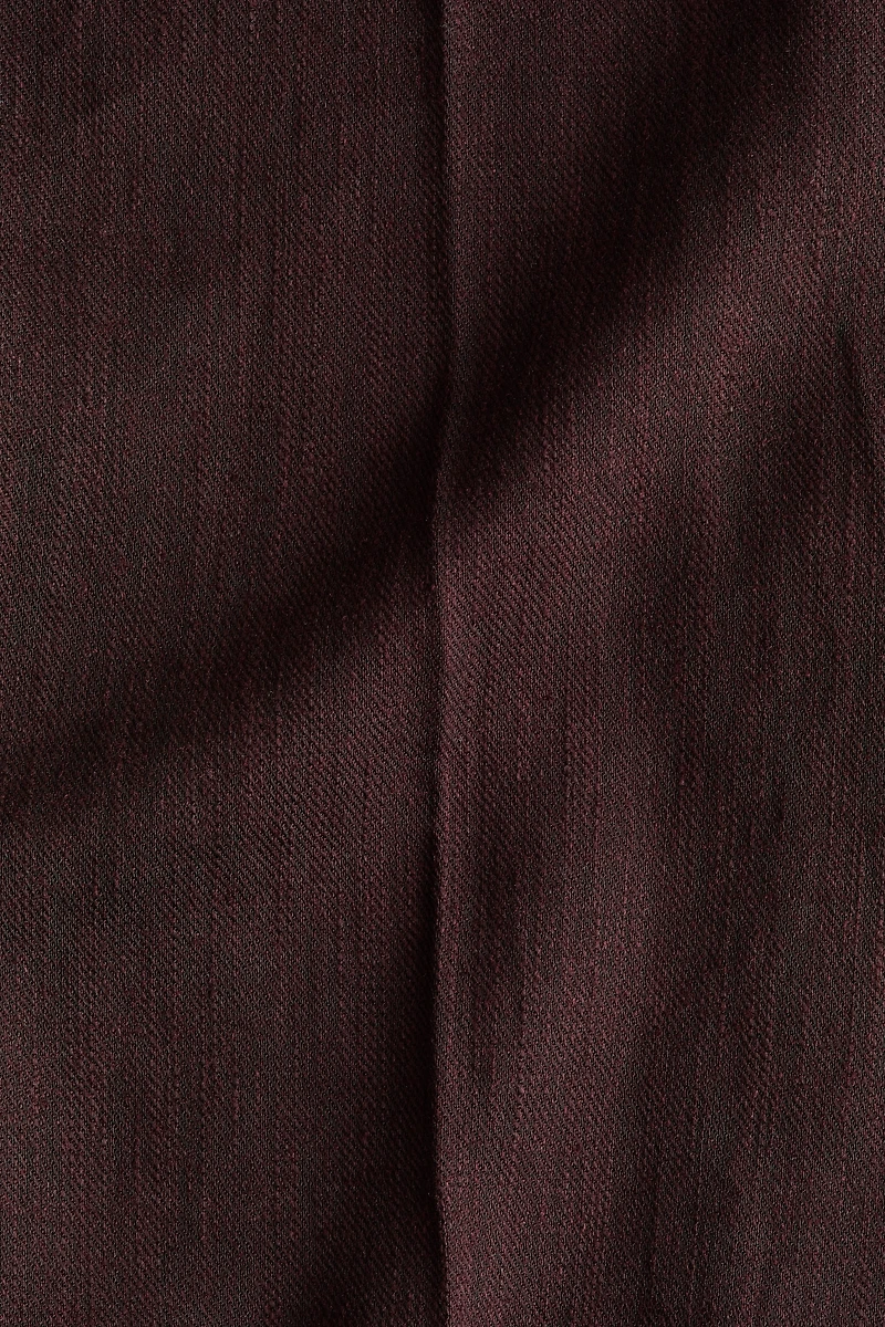 Linen-Blend Dress Pants