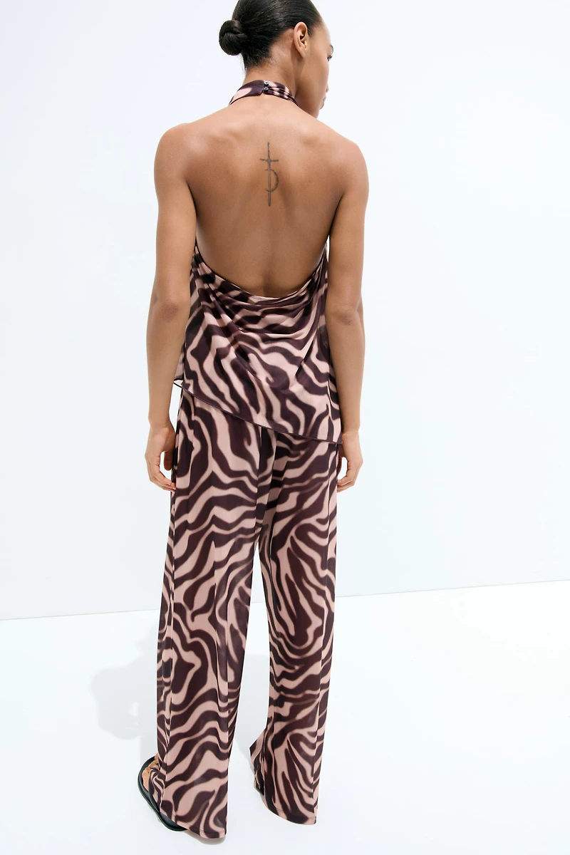 Printed Pull-On Pants