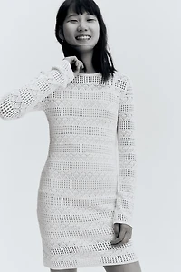 Crochet-Look Dress