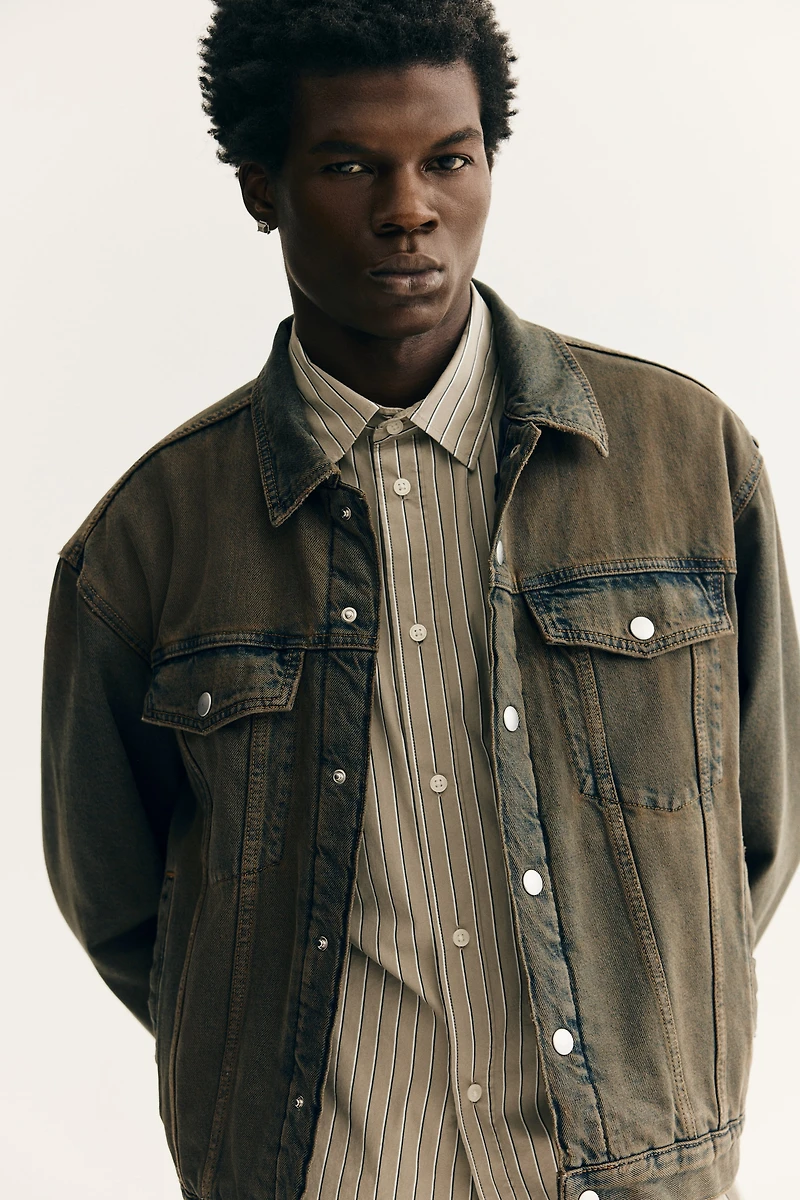 Veste ample en denim