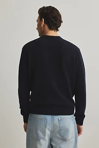 Regular-Fit Fine-knit Wool Sweater