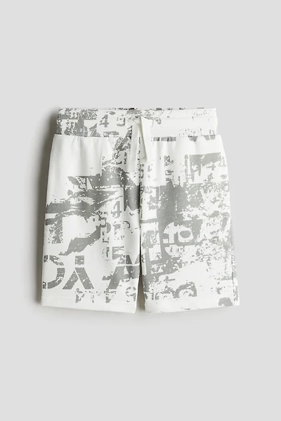 Short en molleton imprimé