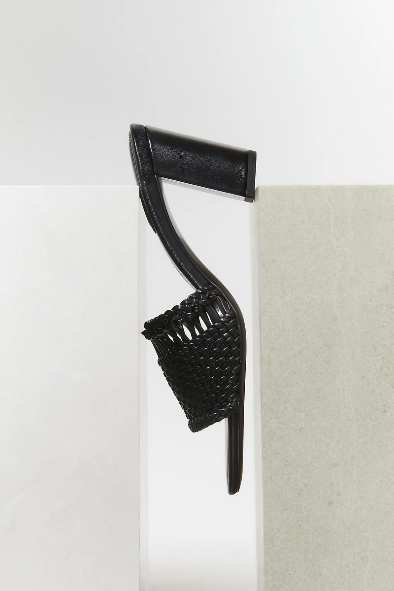 Braided Sandals with Heel