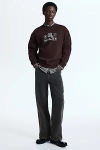 Chandail imprimé Coupe Flottante