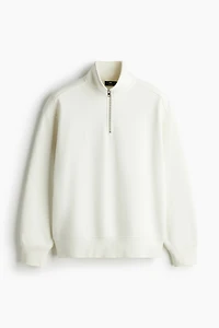 Loose Fit Half-Zip Sweatshirt