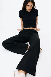Wide-leg Joggers