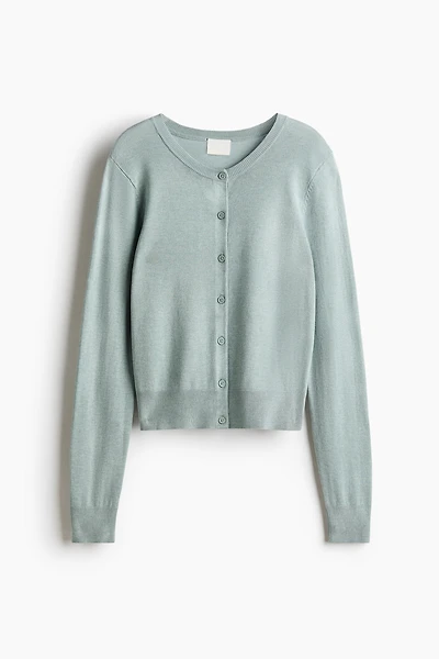 Fine-Knit Cardigan