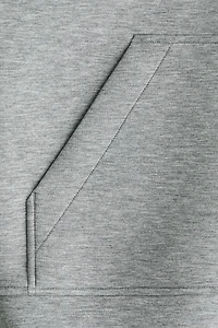 Veste à capuche et fermeture éclair en scuba