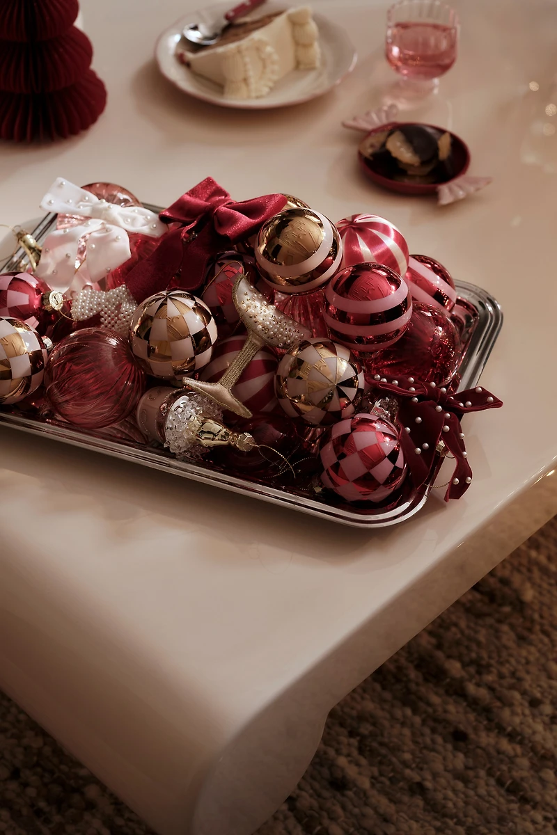 2-Pack Patterned Ornaments