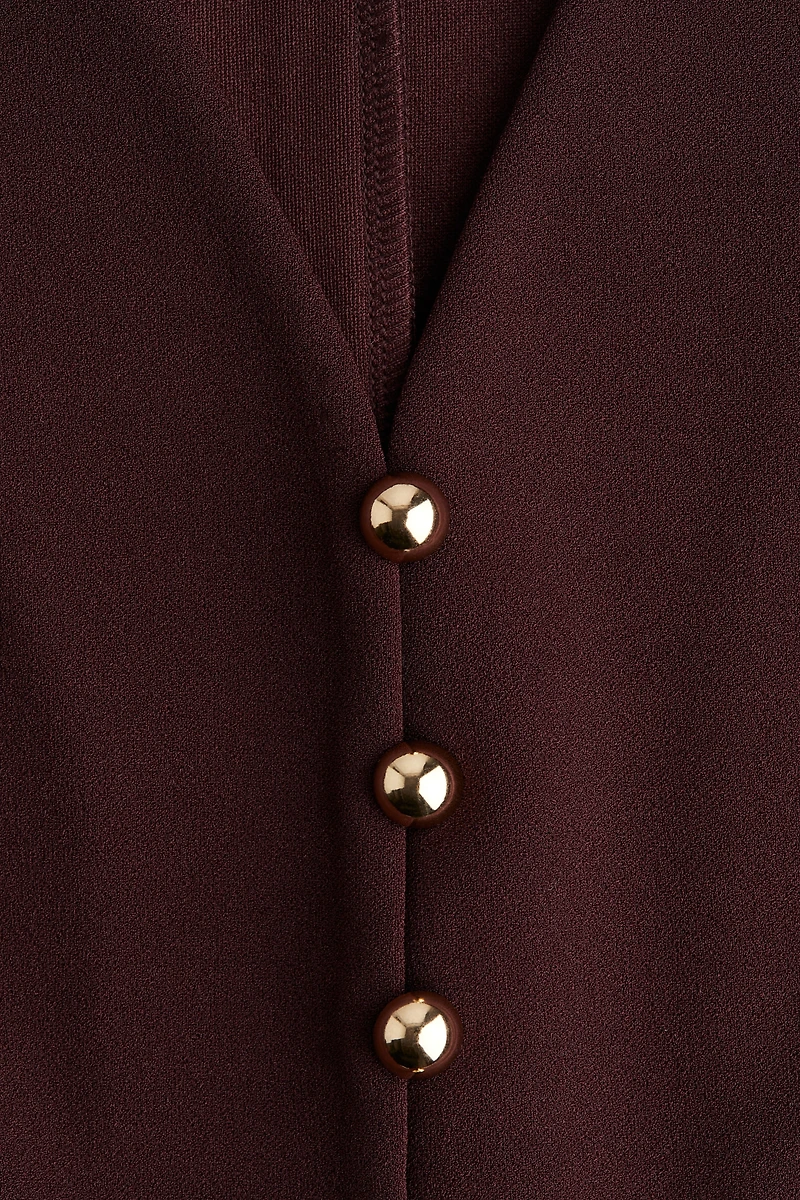 Gilet sans manches en interlock