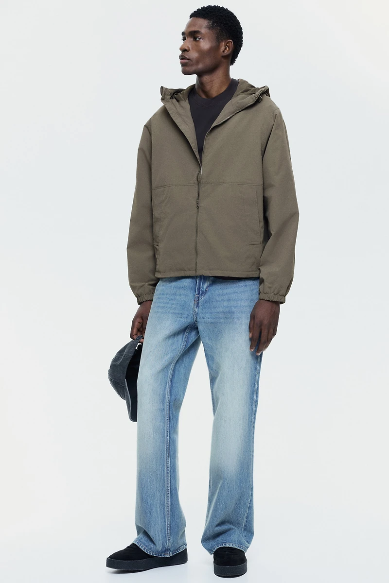 Water-Repellent Nylon Windbreaker