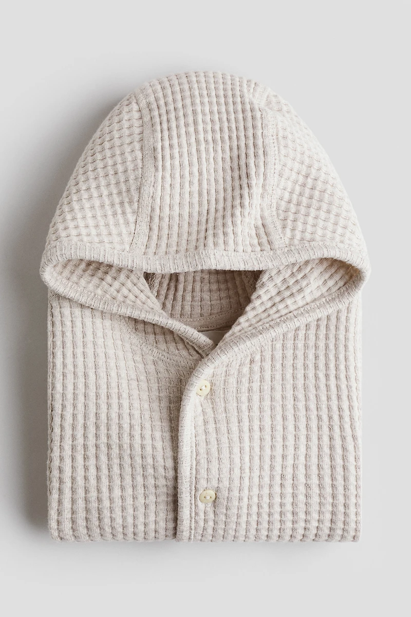 Chandail en coton gaufré