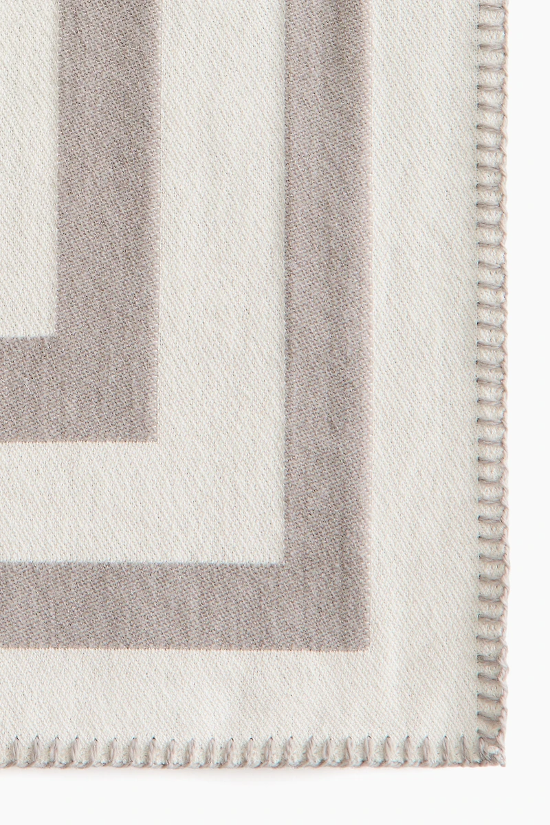 Couvre-lit en laine mélangée