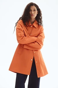 Manteau 3/4 en sergé