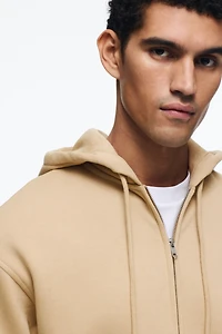 Loose-Fit Hooded Jacket