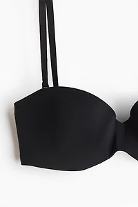 Padded Microfiber Balconette Bra