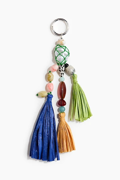 Tasseled Bag Charm