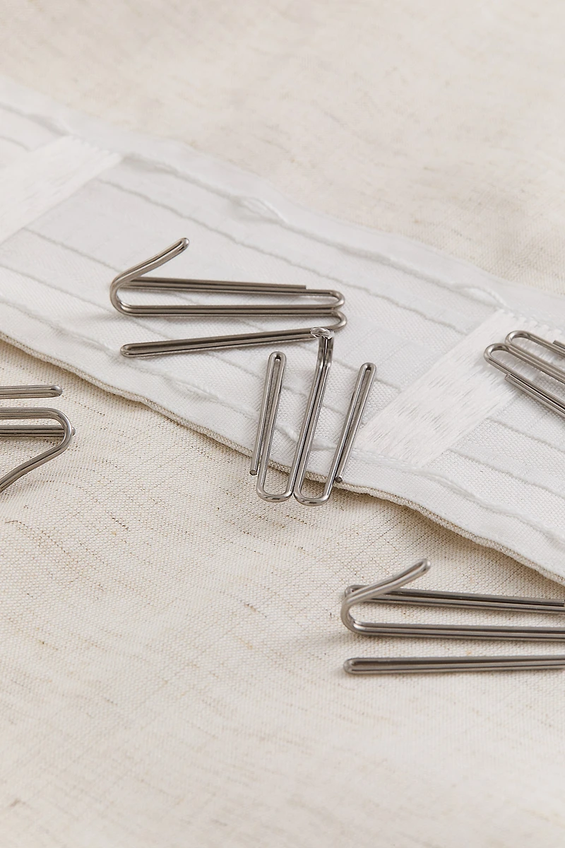 Lot de 1 rideau large en lyocell mélangé