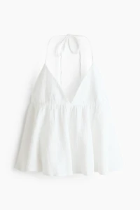 Cotton halterneck top