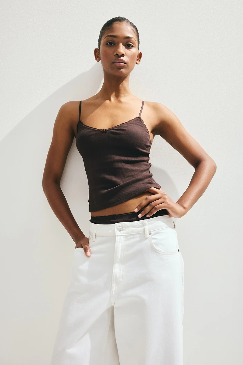 Pointelle Camisole Top