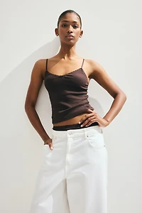 Pointelle Camisole Top