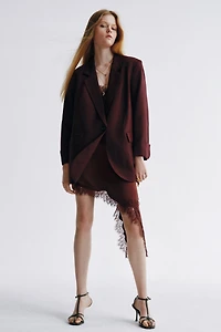 Veston en lin mélangé