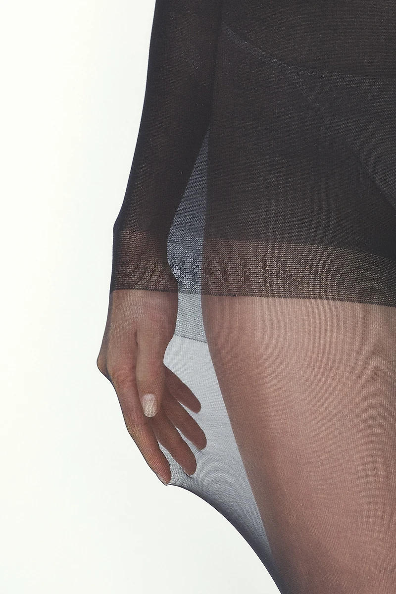 Collant ultrarésistant Sheertex🅫 semi-transparent