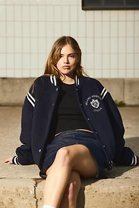 Fleece Baseball Jacket