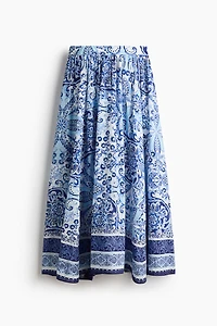 Printed Maxi Skirt