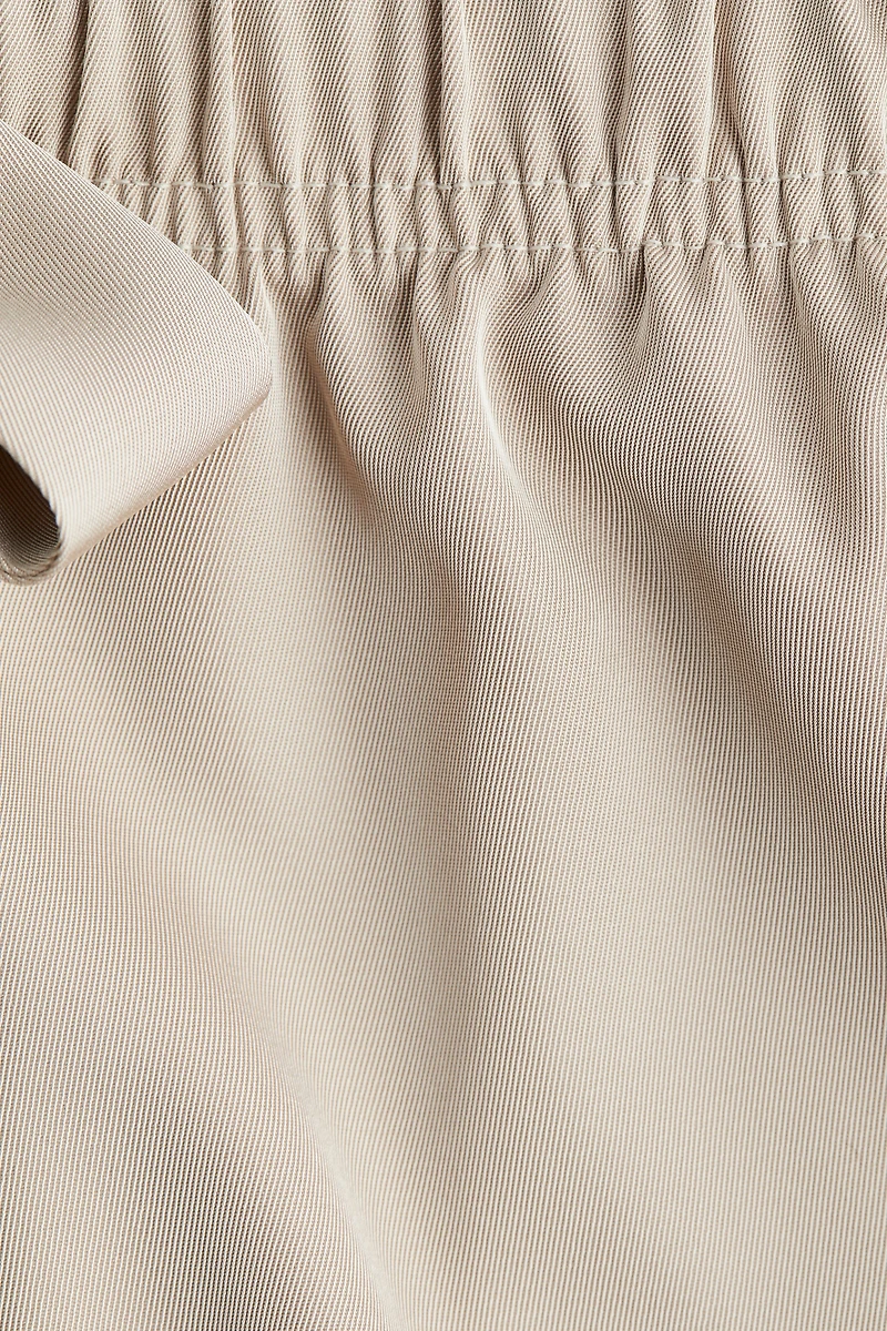 Twill Drawstring Shorts