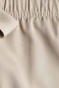 Twill Drawstring Shorts