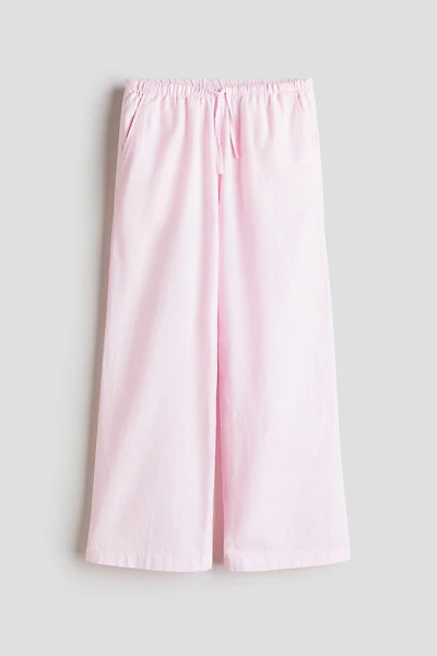 Linen-Blend Pants