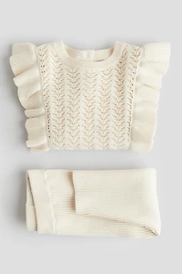 Ensemble 2 pièces en tricot de coton