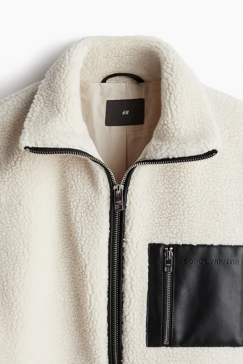 Veste ample en polar