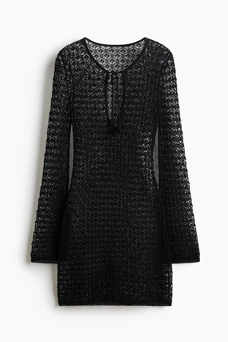 Crochet-Look Beach Dress