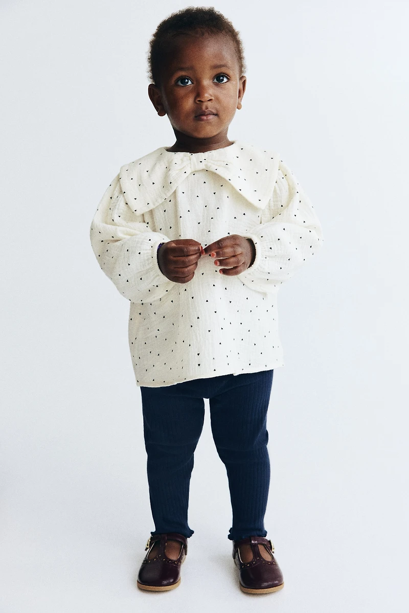 2-piece Blouse and Leggings Set