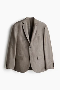 Slim-Fit Wool-Blend Jacket