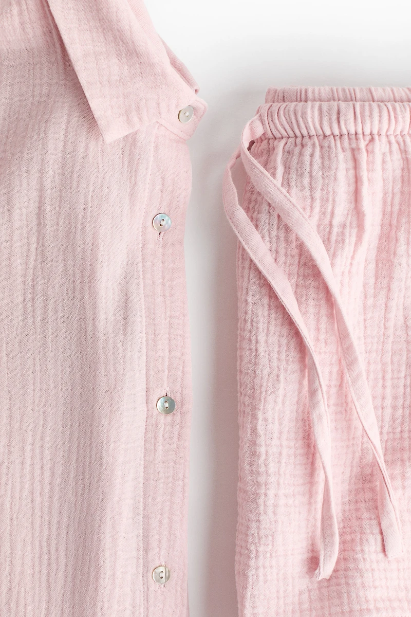 Pajama Shirt and Shorts