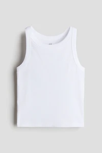 Camisole en coton côtelé